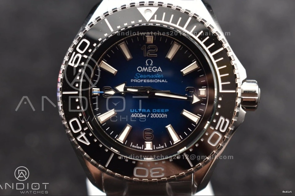 Edition SS Black SS Best A2824 on Bracelet Bezel Seamaster Blue 6000M Ultra Ceramic Deep Dial TF 1:1 0104